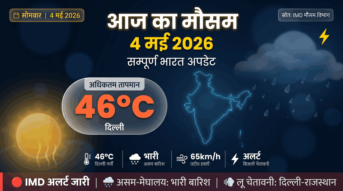Aaj Ka Mausam 4 May 2026